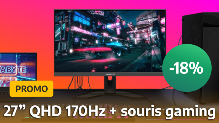 Cet écran PC gamer QHD de 27 pouces est en promo avec une souris gaming offerte