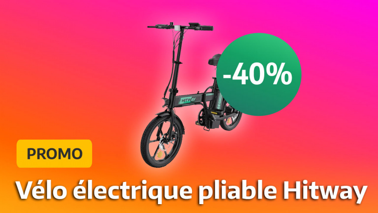 600 euros de réduction sur ce vélo électrique pliable et non, ce n'est pas une blague