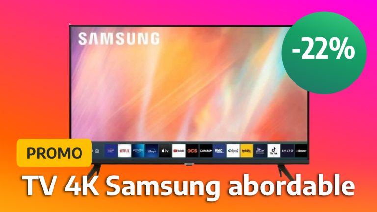En promo, cette TV 4K de 50 pouces Samsung déjà peu chère devient encore plus abordable !