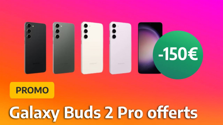Avec cette offre, baissez le prix du Samsung Galaxy S23 tout en profitant de Galaxy Buds 2 Pro offerts !