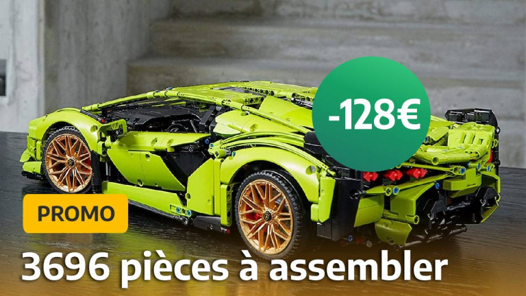 Ce superbe set LEGO Lamborghini s’offre 128€ de réduction et donne vie à une voiture de course de légende