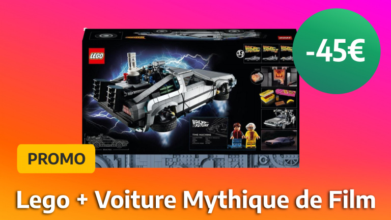 Promo Lego : 45€ de réduction sur la mythique voiture de Retour vers le Futur, la célèbre DeLorean