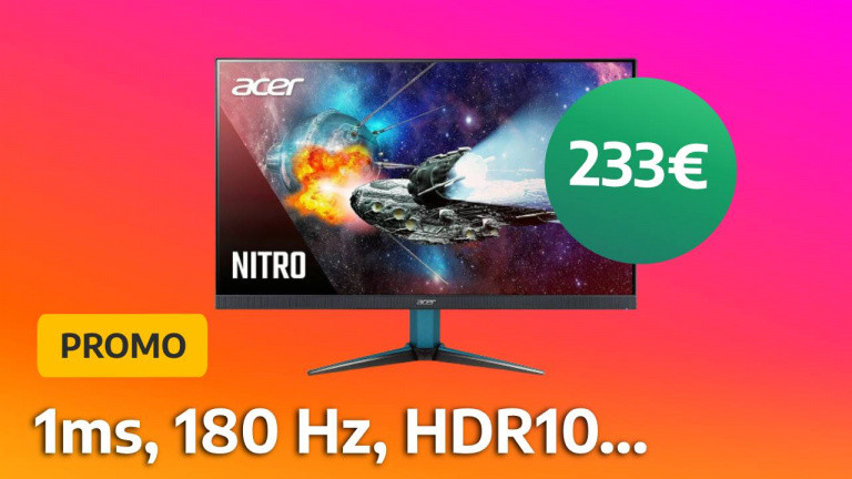 Cet excellent écran PC gamer Acer de 27 pouces 180 Hz et 1 ms s’affiche à très bon prix !