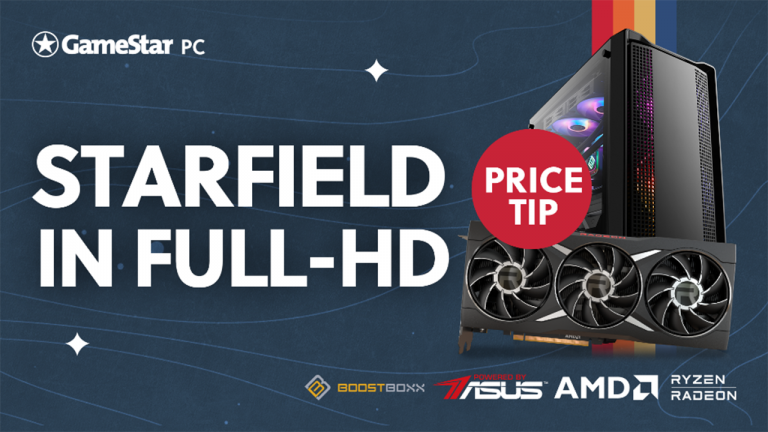 Voici comment Starfield tourne sur ce PC GameStar FHD Edition avec sa carte graphique AMD Radeon™ RX 6700 XT