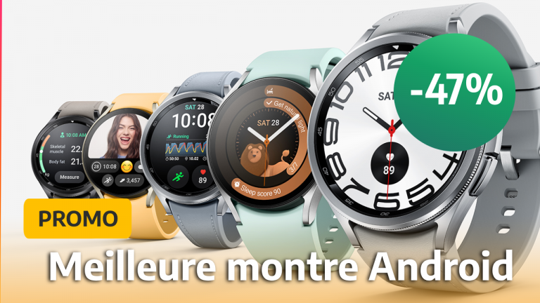 La Samsung Galaxy Watch 6 Classic est déjà en promo quasiment à moitié prix et avec une batterie offerte !