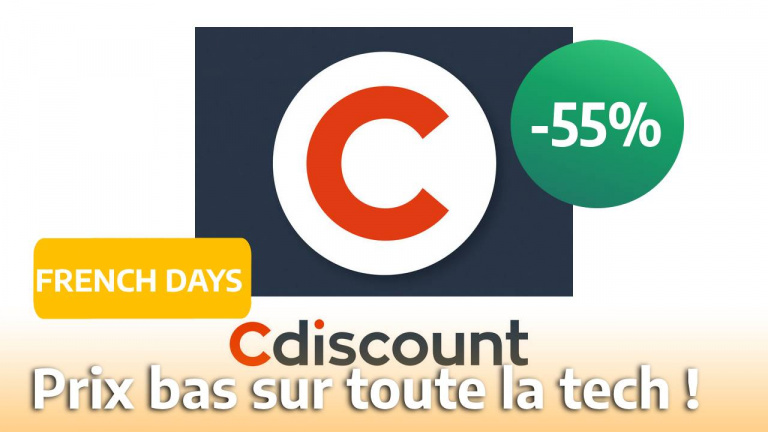 Cdiscount veut vous faire économiser jusqu’à -55% sur toute la tech pendant les French Days et lance deux codes promo !