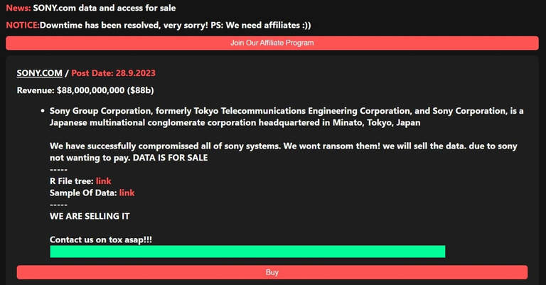 Sony en alerte ! Un groupe de hackers aurait contourné « tous les systèmes » et aurait déjà fait ses premières victimes