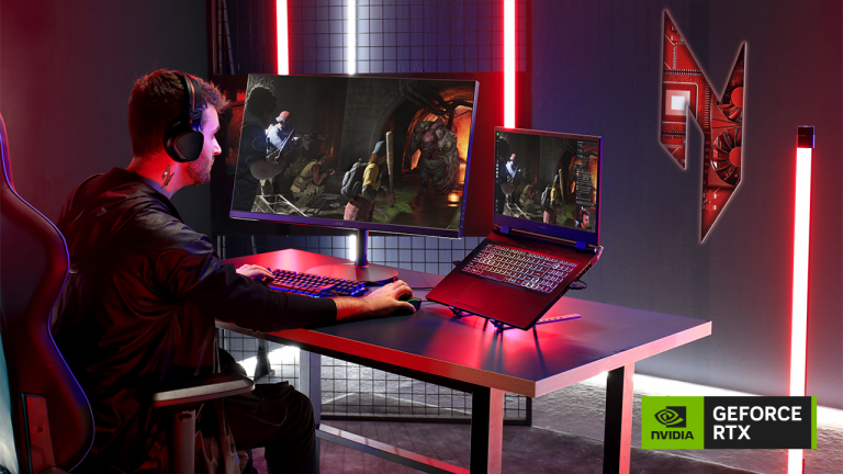 Préparez-vous aux sorties gaming de fin d'année avec ce PC portable Acer Nitro 5 équipé d'une RTX™ Série 40 !