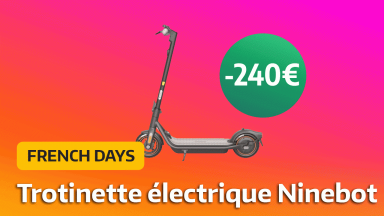 French Days trottinette électrique Ninebot : 240€ de réduction sur l'excellente F65I, rien que ça ! 