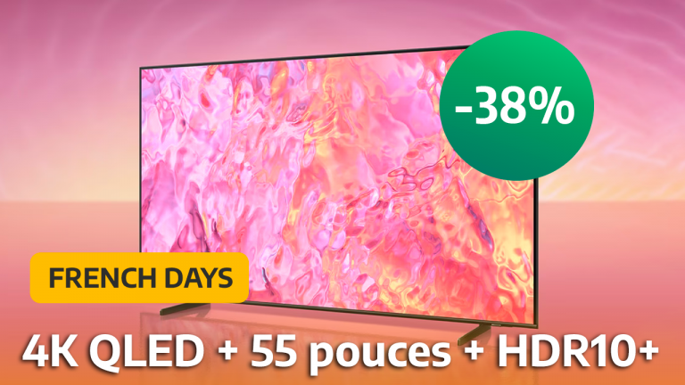 Promo TV 4K : -38% sur cette Samsung QLED de 55 pouces avec HDR10+ pendant les French Days !