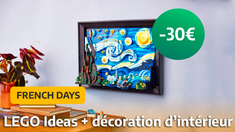 Promo LEGO : 30€ de réduction sur le set La Nuit étoilée de Van Gogh lors des French Days !