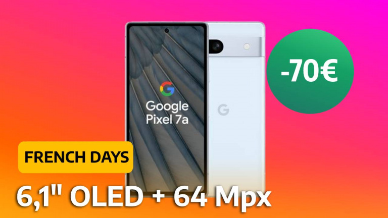 Promo smartphone : le Google Pixel 7a, au top pour la photo, affiche un implacable rapport qualité prix