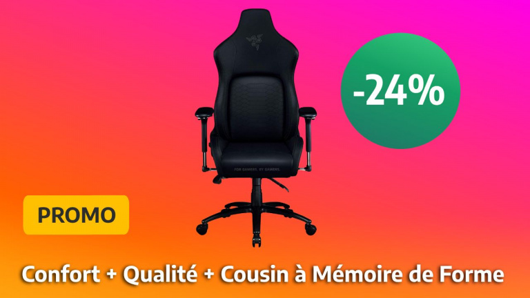 24% sur la chaise gaming Razer Iskur Noir pendant les French Days