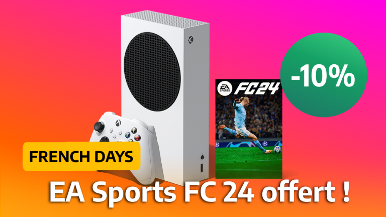 Pour les French Days, Ea Sports FC 2024 est offert avec la Xbox Series S qui est en promo !