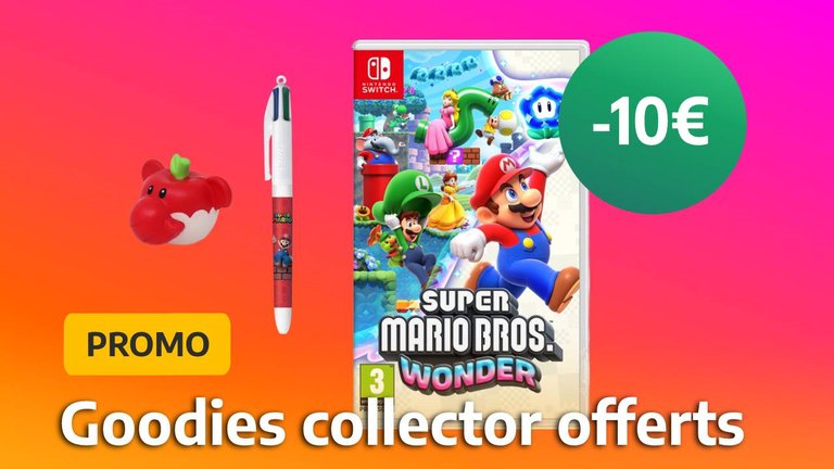 Super Mario Bros. Wonder est moins cher avec des goodies collector, mais plus pour longtemps...