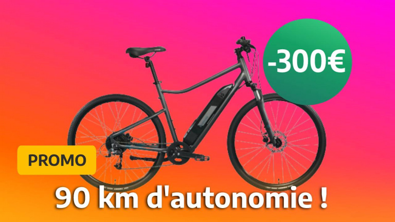 Decathlon retire 300€ au prix de ce vélo électrique jusqu'à épuisement des stocks
