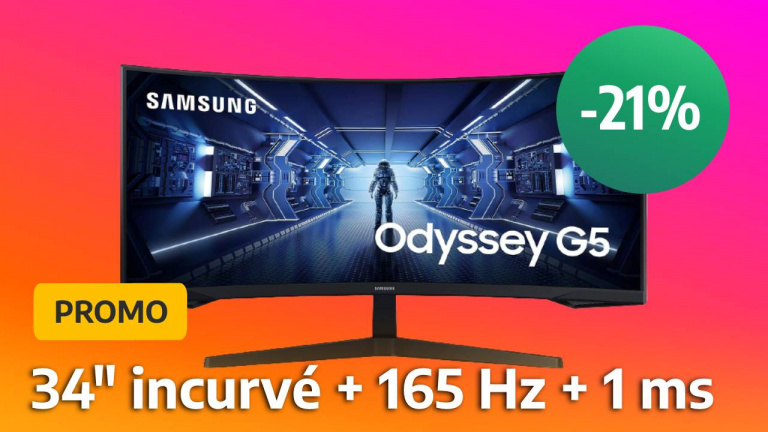 En promotion avant le Prime Day, cet écran PC gamer Samsung Odyssey G5 est à -21%