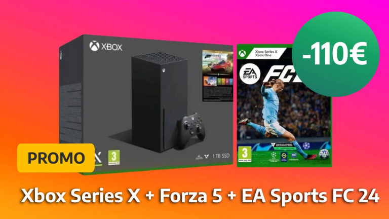 -110€ pour la Xbox Series X non pas avec un mais deux jeux dans le même pack !
