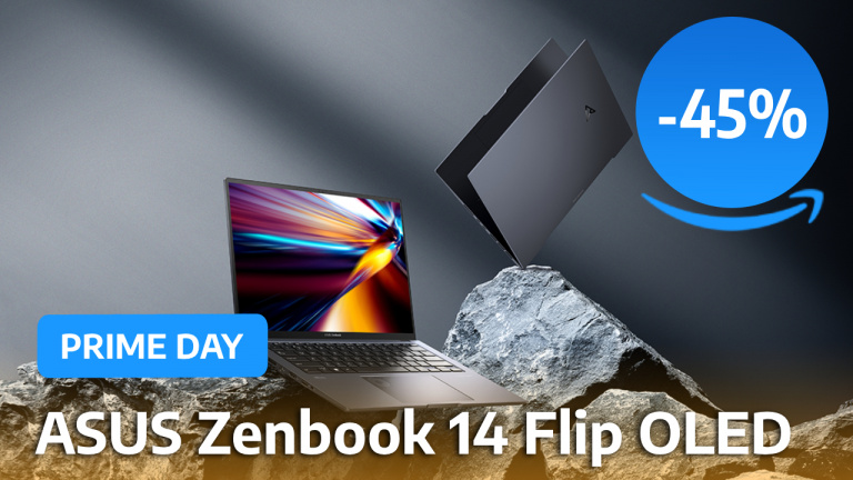 Prime Day 2023 : le Zenbook 14 Flip OLED d'ASUS est vraiment à prix cassé chez Amazon !