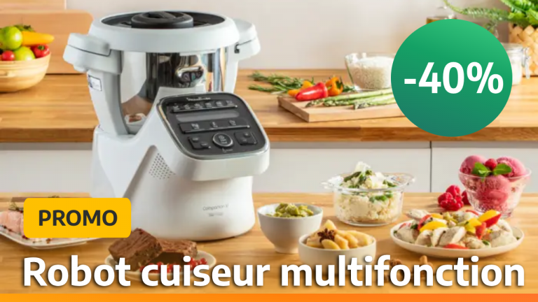 La cuisine connectée est en promo avec ce robot cuiseur Moulinex à -40 % !