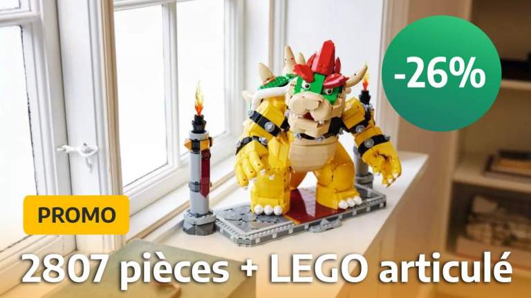 Promo LEGO : -26% sur cet ensemble Bowser complexe et rare qui ravira les fans !