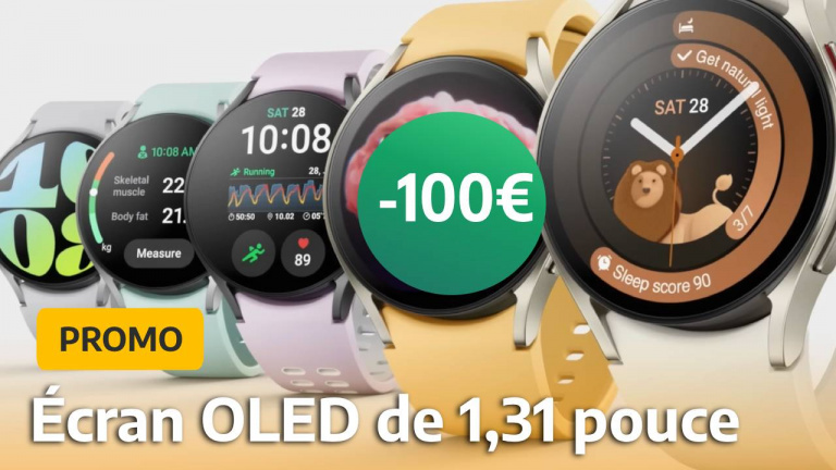 La Samsung Galaxy Watch 6 s’offre déjà 100€ de réduction en cumulant ces offres !