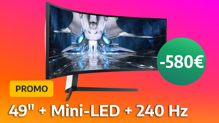 Promo : 580€ de réduction sur ce gigantesque écran PC de 49 pouces mini-LED !