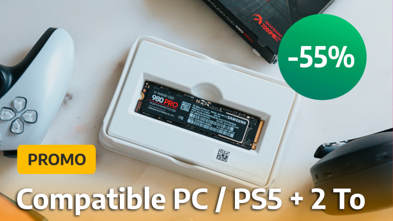 Promo SSD NVMe : 55% de réduction sur le 980 PRO ! Idéal pour la PS5, ce modèle de Samsung offre 2 To de stockage !