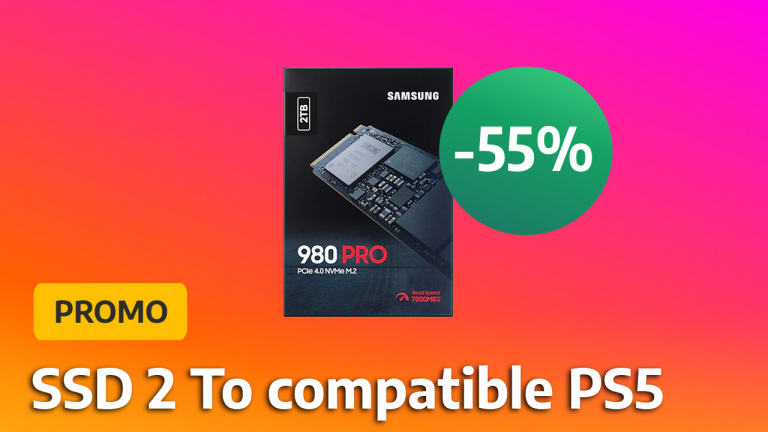 Promo SSD PS5 : -55% sur le Samsung 980 Pro de 2 To et non, ce n'est pas une blague