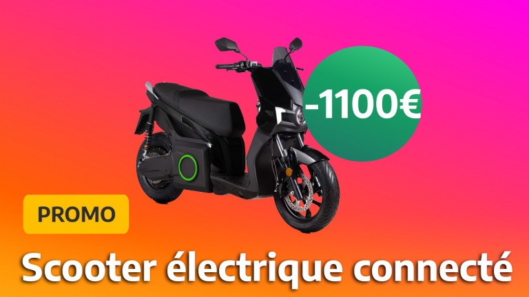 1100 euros de réduction sur ce scooter électrique connecté, qui est l'un des meilleurs du marché !