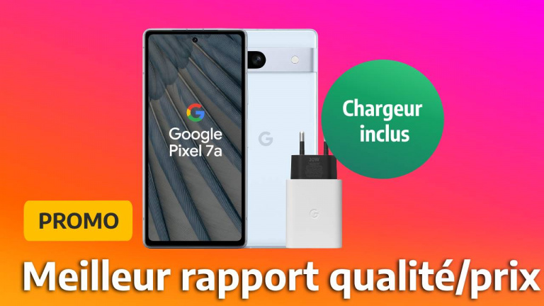 Le Google Pixel 7a, le meilleur photophone pour son rapport qualité / prix, devient encore plus abordable