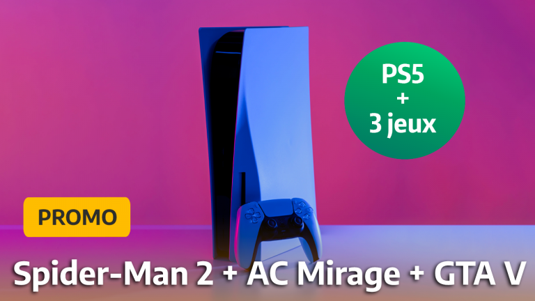 Promo PS5 : le pack ultime PlayStation 5 avec Spider-Man 2, Assassin’s Creed Mirage et GTA V est disponible chez ce marchand français bien connu !