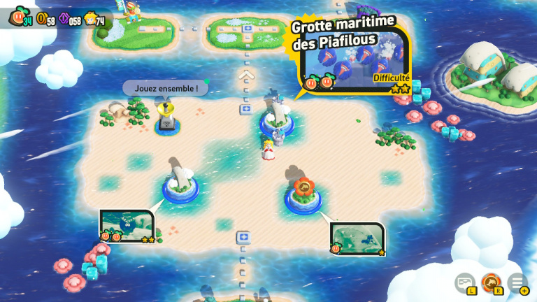 Grotte maritime des Piafilous Mario Wonder : comment terminer ce niveau à 100% ?
