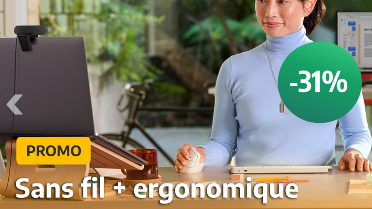Souris ergonomique Logitech : l'accessoire essentiel au télétravail est en promo à -31 % !