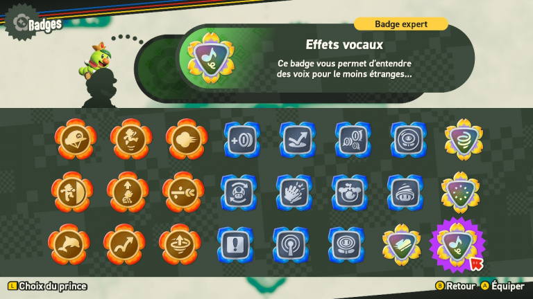 Dernier badge Mario Wonder : comment accéder au Tout Dernier Test et obtenir Effets vocaux ?