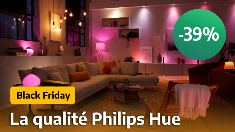 Promo : Le meilleur prix garanti Black Friday sur les lampes connectées Philips Hue c'est maintenant avec -39 % !