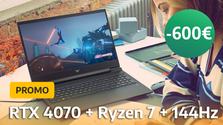 Promo : -600 € sur ce PC portable gamer avec RTX 4070 !