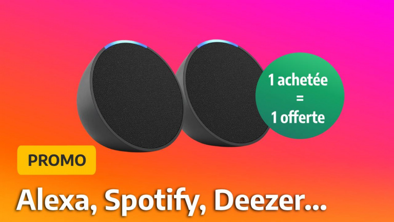 Deux enceintes connectée  Echo Dot 3 pour le prix d'une avec ce code  promo