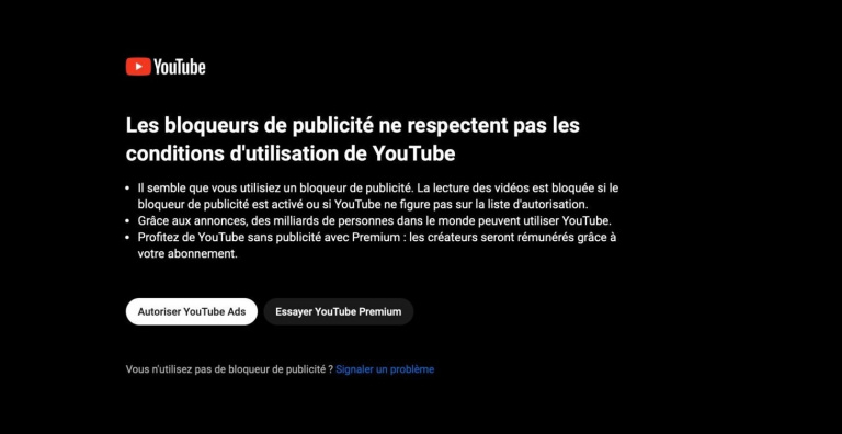 Youtube a déclenché une véritable panique : les utilisateurs ne savent plus quoi faire avec leur bloqueur pour éviter la publicité