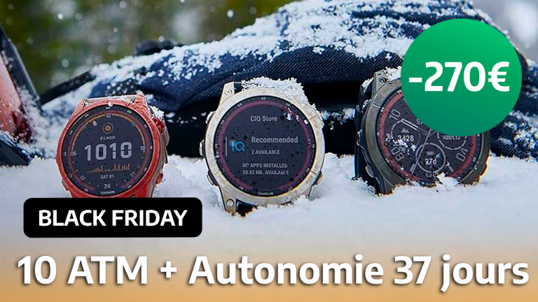 Black Friday Garmin : la Fenix 7X Solar est l'une des meilleures montres connectées pour les sportifs