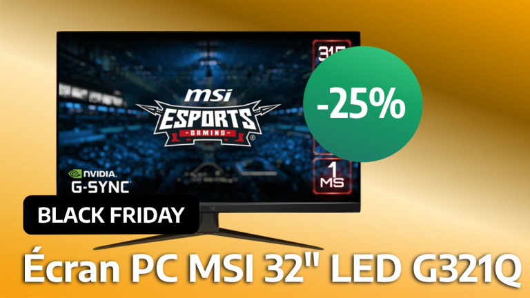 Black Friday : -25% sur ce grand écran PC 32 pouces signé MSI