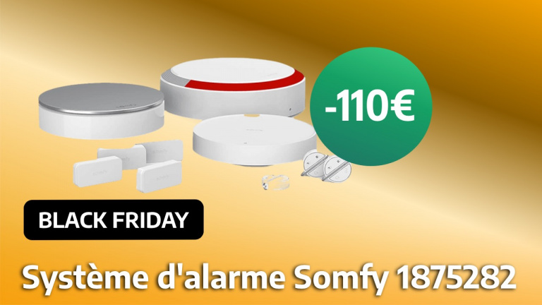 À -110€ pendant le Black Friday, ce système connecté Somfy complet sécurise votre maison pour pas cher