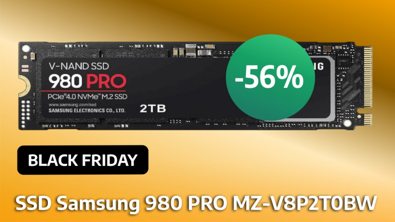 Le Black Friday a rendu  dingue avec -56% sur le meilleur SSD 2 To  pour PS5 : le 980 Pro de Samsung 