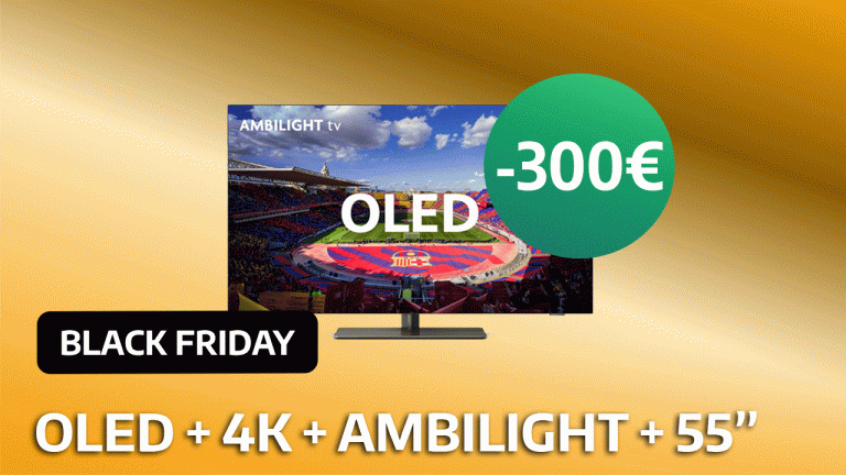 Le prix de cette TV OLED 4K Ambilight Philips de 55 chute encore