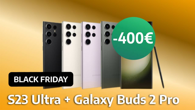 En plus de réduire le prix de son Galaxy S23 Ultra, Samsung offre des  écouteurs Buds 2 Pro pour le Black Friday 