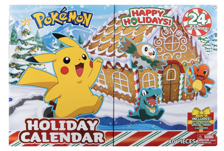 Calendrier de l'Avent Pokémon Battle Figures Holiday de Jazwares