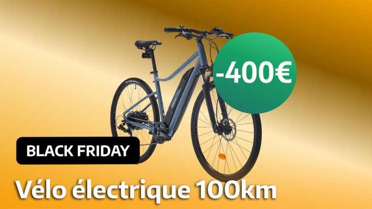 Ce vélo électrique a une autonomie de 100 km et est en réduction de 400 € pendant le Black Friday !