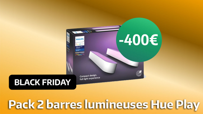 Black Friday : contrôlez la lumière avec ce pack Philips Hue à -39%