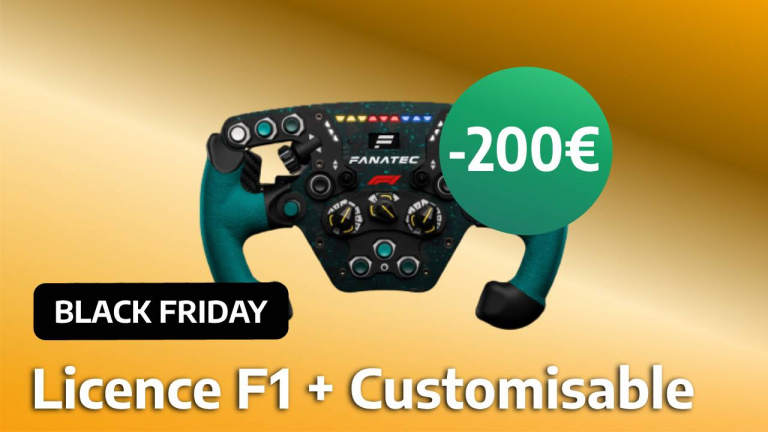 Black Friday Fanatec : -200€ pour ce volant haut de gamme qui fait fureur auprès des joueurs de F1
