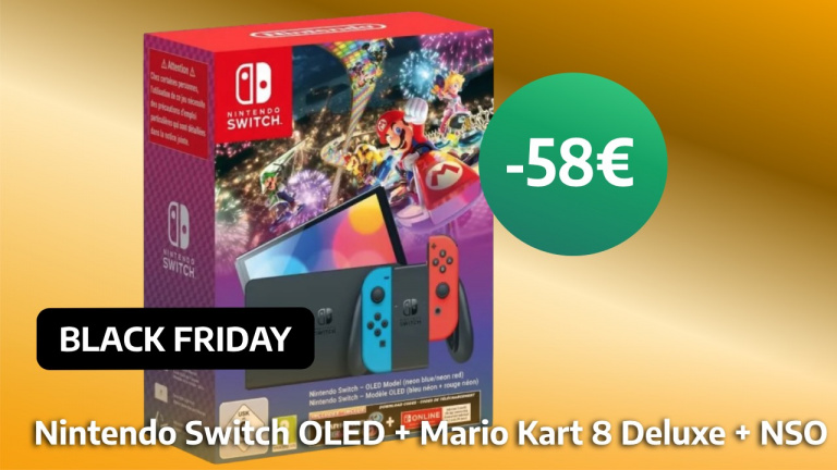 Black Friday Nintendo Switch OLED : ce marchand devient fou en baissant le prix du pack Mario Kart 8 Deluxe avec en plus 3 mois d'abonnement Online gratuits